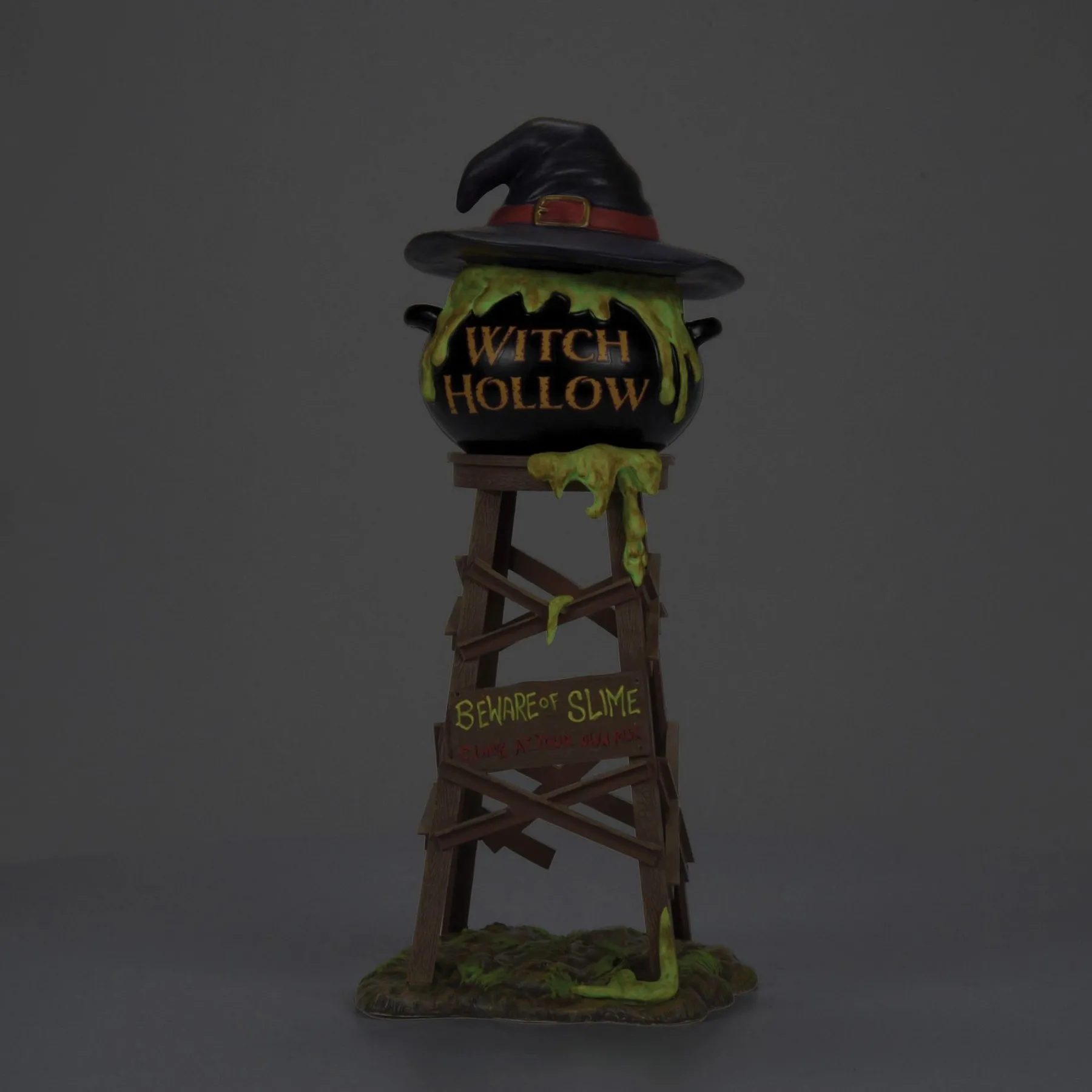 Department 56 Snow Village Halloween|Witch Hollow Watertower