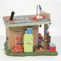 Department 56 The Original Snow Village|Xmas Vac Selling The Bait Shop